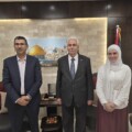 Wafaa Meets Palestinian Minister of Health, H.E. Dr. Majed Abu Ramadan